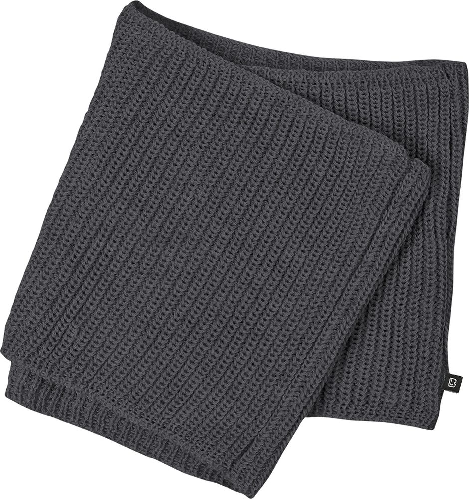 BranditSchalLoopKnitted7003AnthraMelange