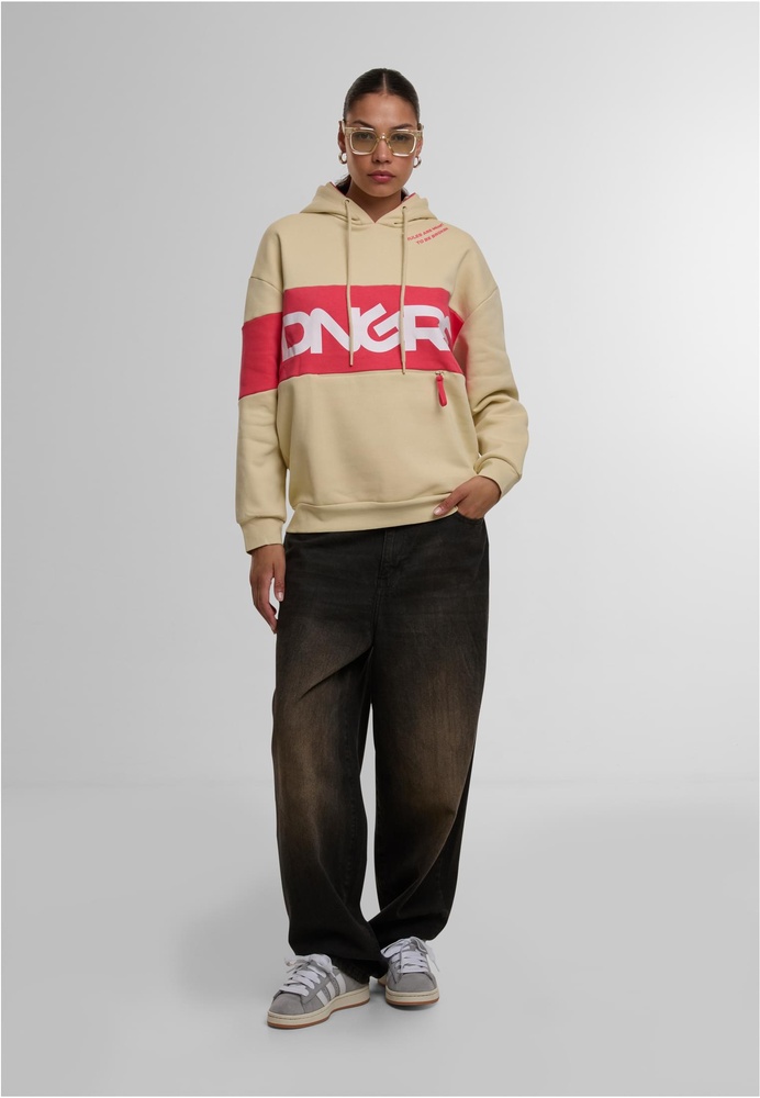 DangerousDNGRSDamenOversizedHoodyTrustDLHD131Beige-L