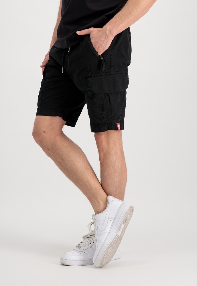 AlphaIndustriesShortRipstopJoggerShortBlack
