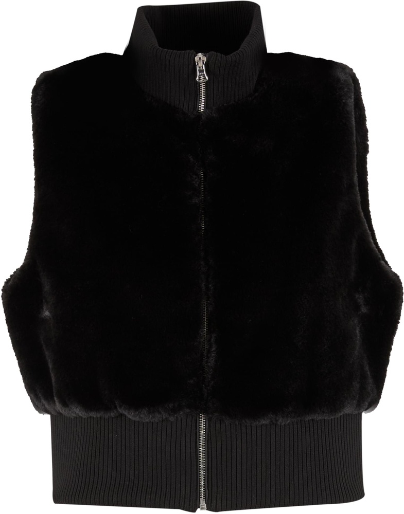 UrbanClassicsDamenVestLadiesCroppedFauxFurTB7933