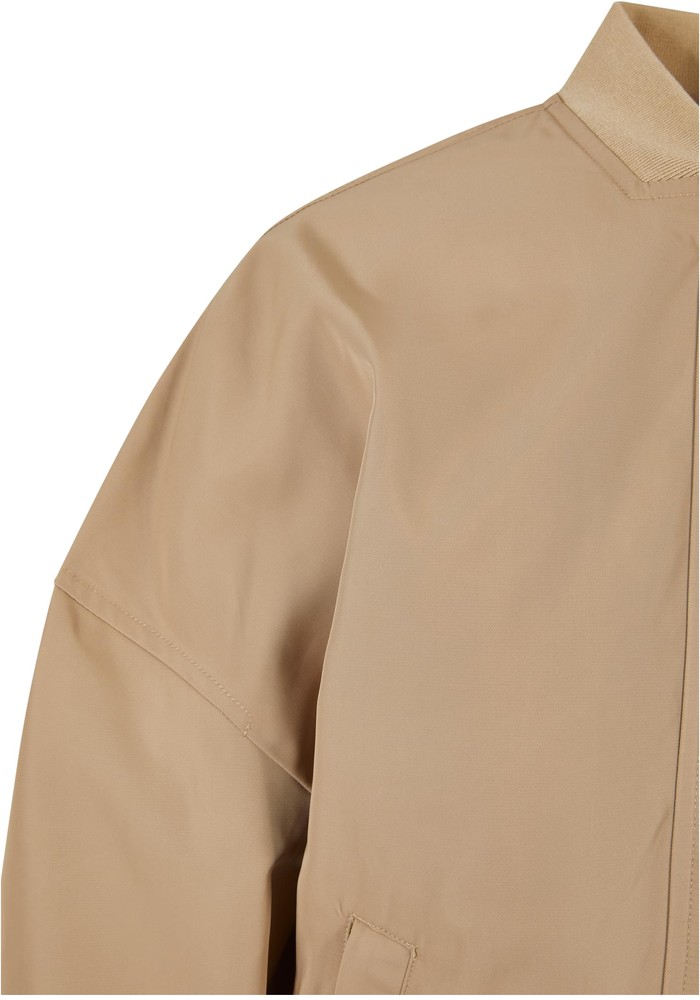 UrbanClassicsDamenLadiesRecycledOversizedLightBomberJacketUnionbeige-3XL