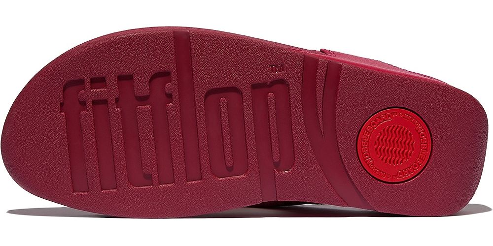 FitFlopDamenFlipFlopsLuluLeatherToepostI88Redberry-36