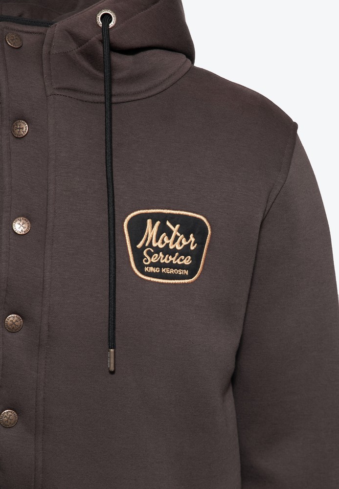KingKerosinOutdoorSweatjackeKKI110011Braun
