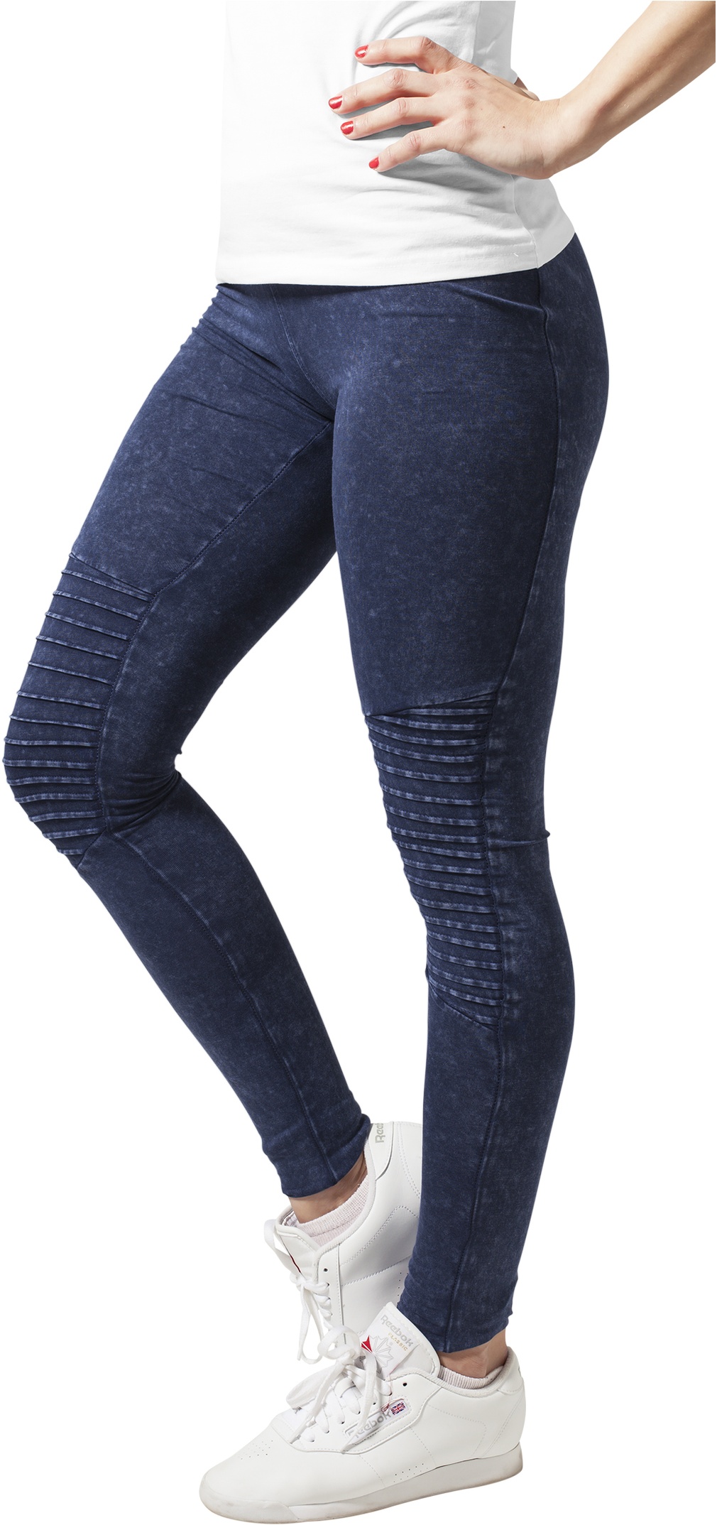 UrbanClassicsDamenLeggingsLadiesDenimJerseyLeggingsIndigo-3XL