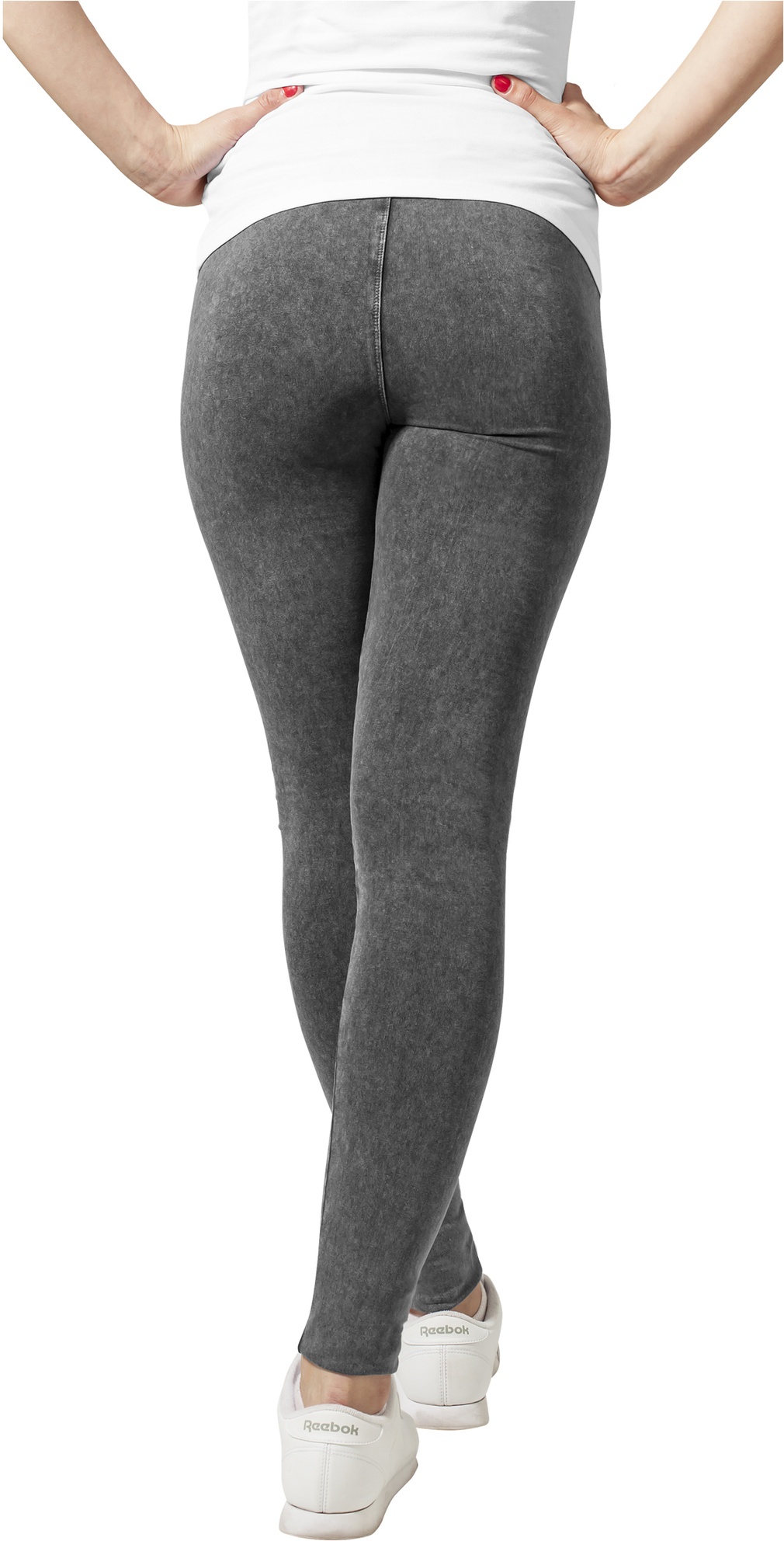 UrbanClassicsDamenLeggingsLadiesDenimJerseyLeggingsDarkgrey
