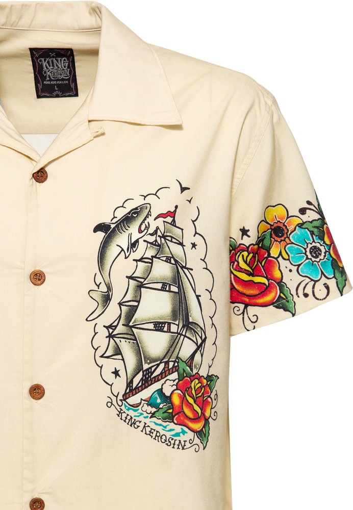 KingKerosinHemdKKU25007Beige