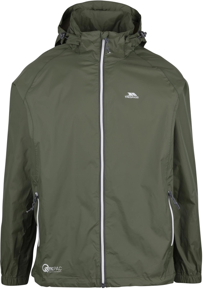 TrespassJackeQikpacX-UnisexPackawayJacketTp-75Moss-XXS