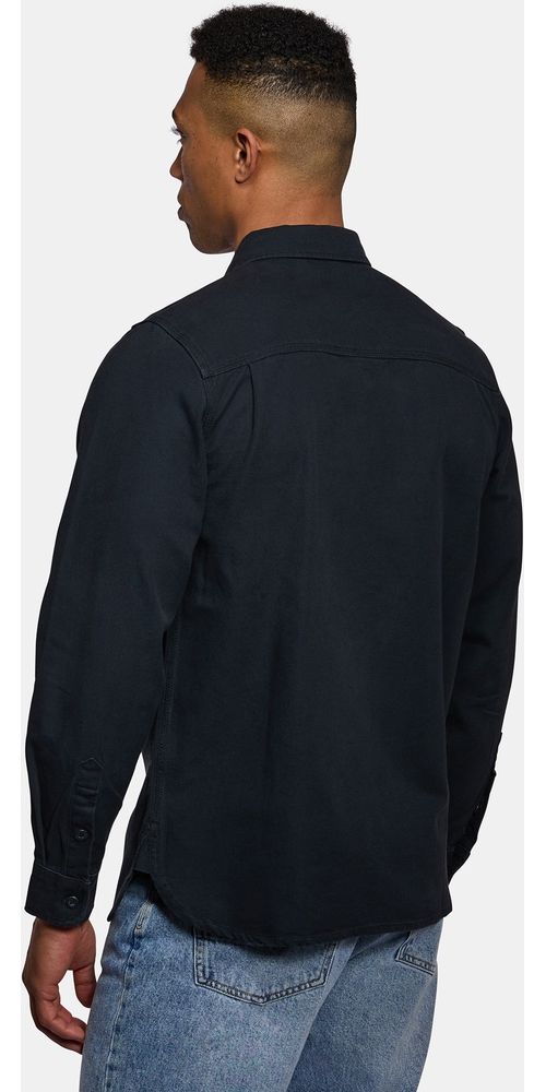 VintageIndustriesHemdBaronShirt3551Black-S