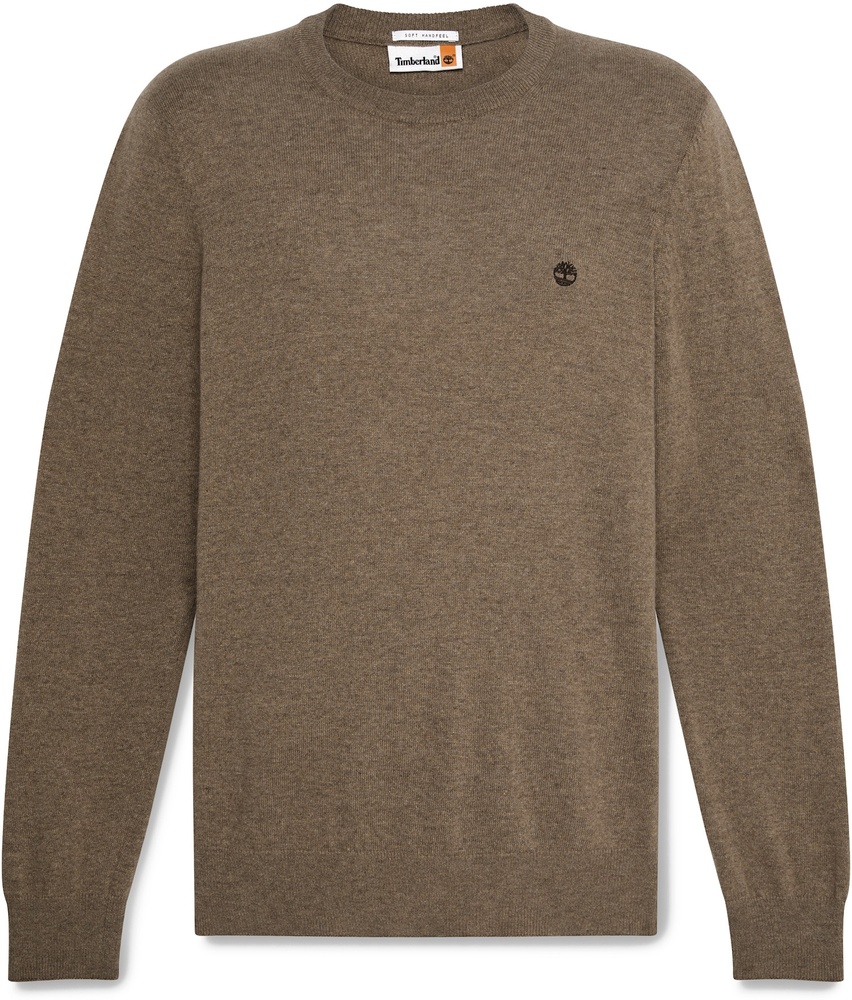 TimberlandPulloverSweatshirtJaffreyWoolBlendedCrewNeckSweaterTB0A5M1VChocolateChip-XXL