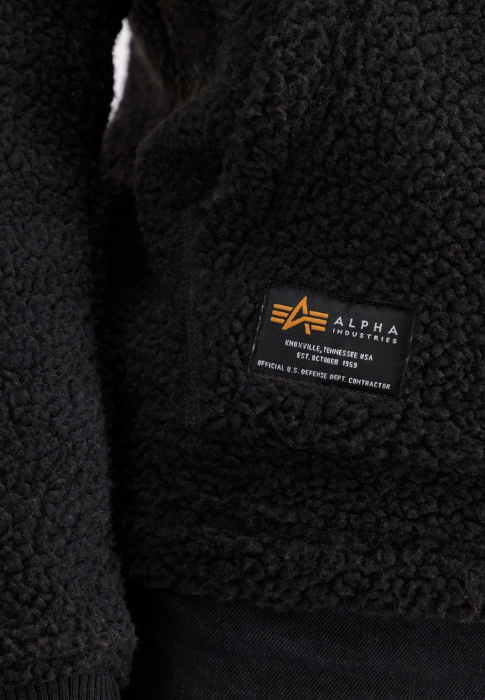 AlphaIndustriesDamenTeddyHoodyWmnBlack