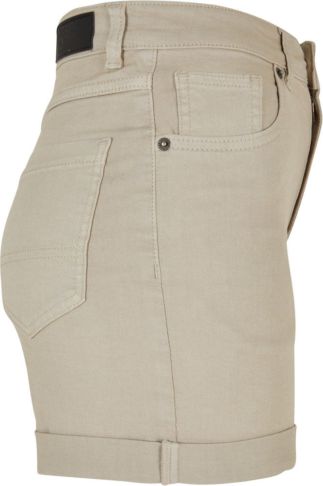 UrbanClassicsDamenLadiesColoredStrechDenimShorts