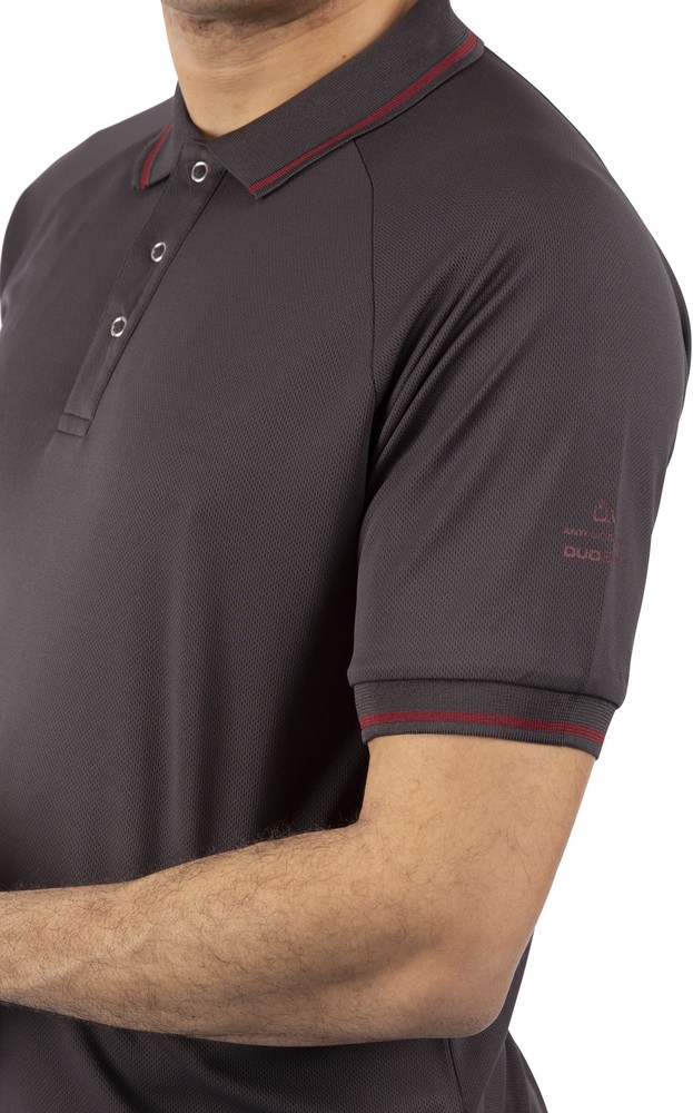 TrespassT-ShirtBonington-MalePoloTopTp100DarkGrey-M