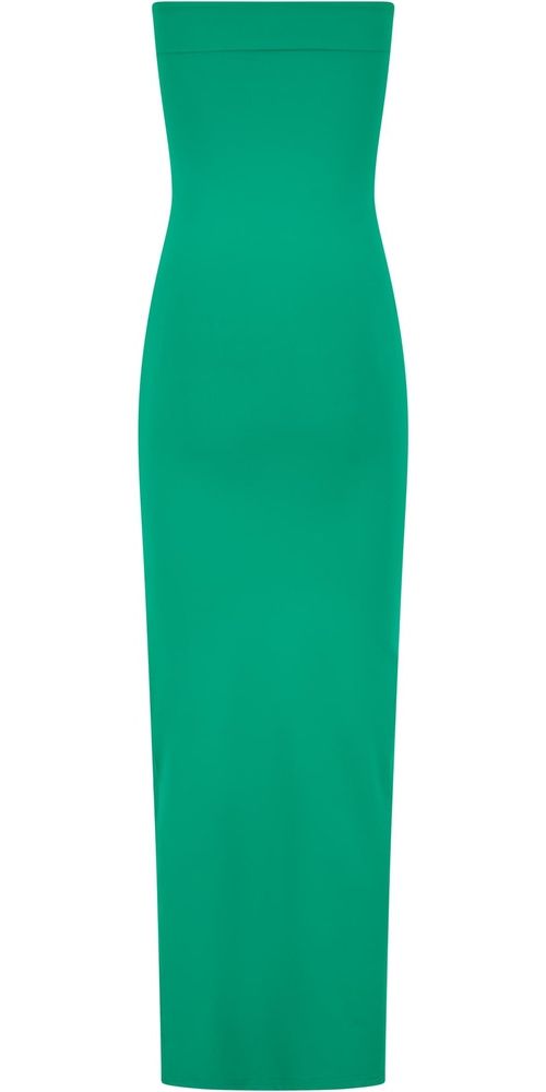UrbanClassicsDamenKleidLadiesBandeauMidiDressTB7468Froggreen-3XL
