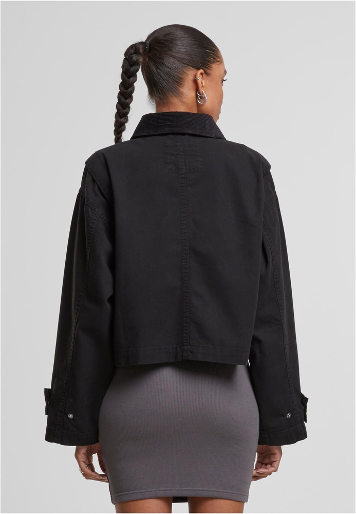 UrbanClassicsDamenJackeLadiesWorkwearCroppedCottonJacketTB7726