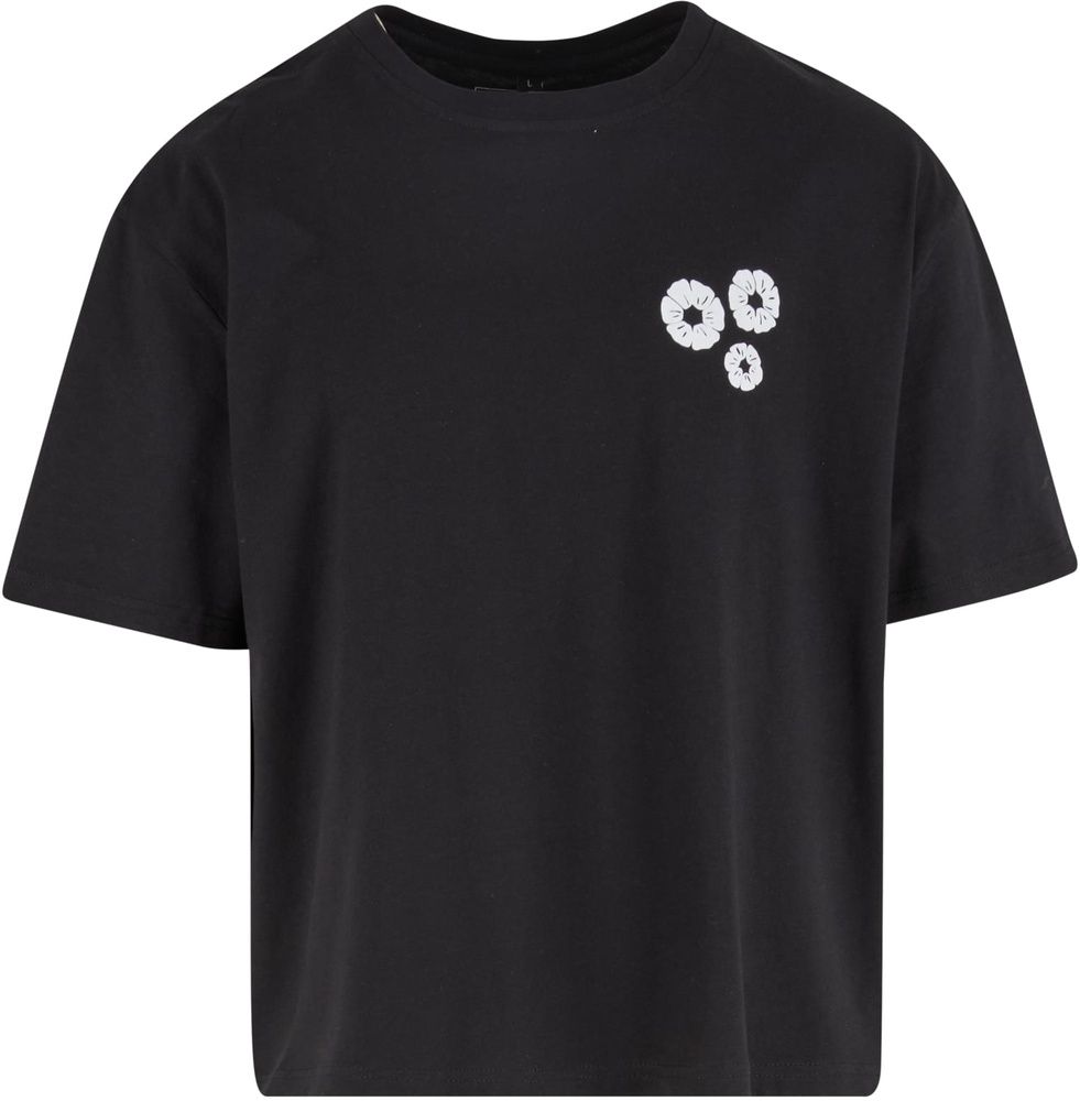 MisterTeeT-ShirtBoldFlowersCroppedOversizeMT4021