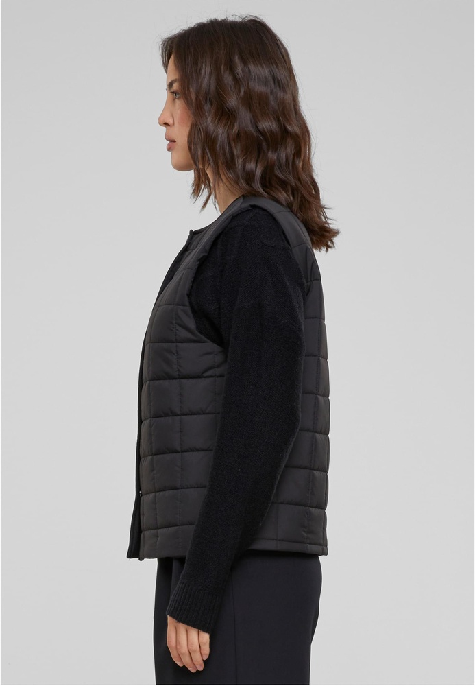 UrbanClassicsDamenWesteLadiesLinerVestTB6149Black-3XL