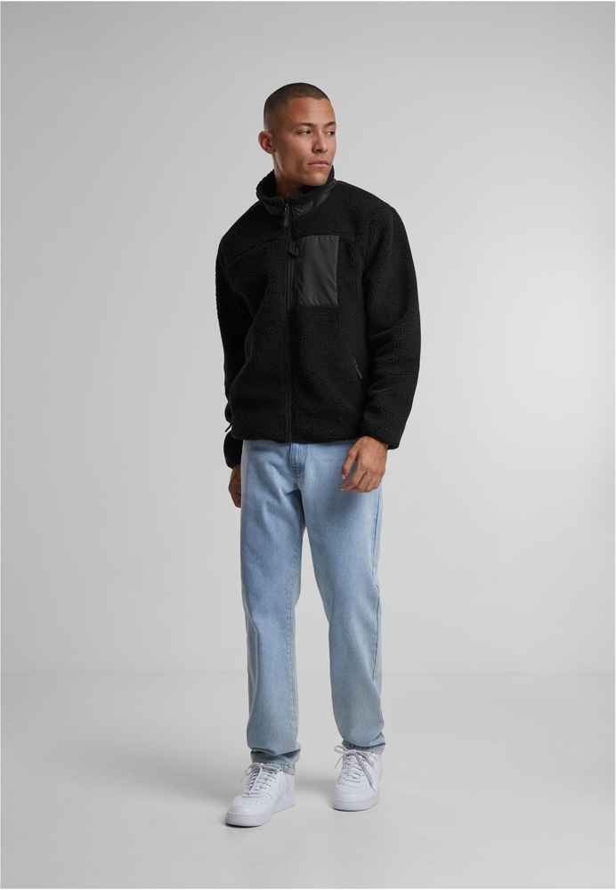 UrbanClassicsTeddyJacketWithStandUpCollarTB7260