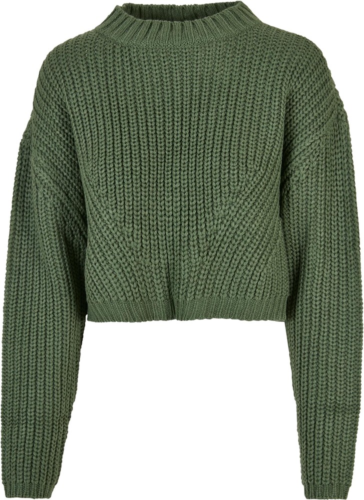 UrbanClassicsDamenSweatshirtLadiesWideOversizeSweaterSalvia-3XL