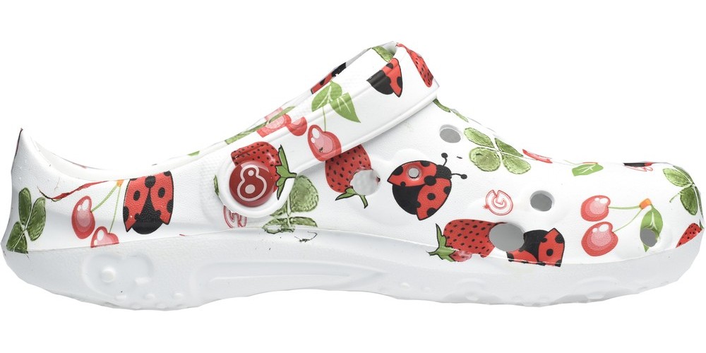 SanitaDamenSchuzzClogsGlobulePrint723100Fraise-36