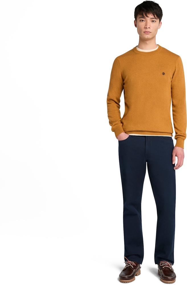 TimberlandPulloverSweatshirtJaffreyWoolBlendedCrewNeckSweaterTB0A5M1VWheatBoot-XL