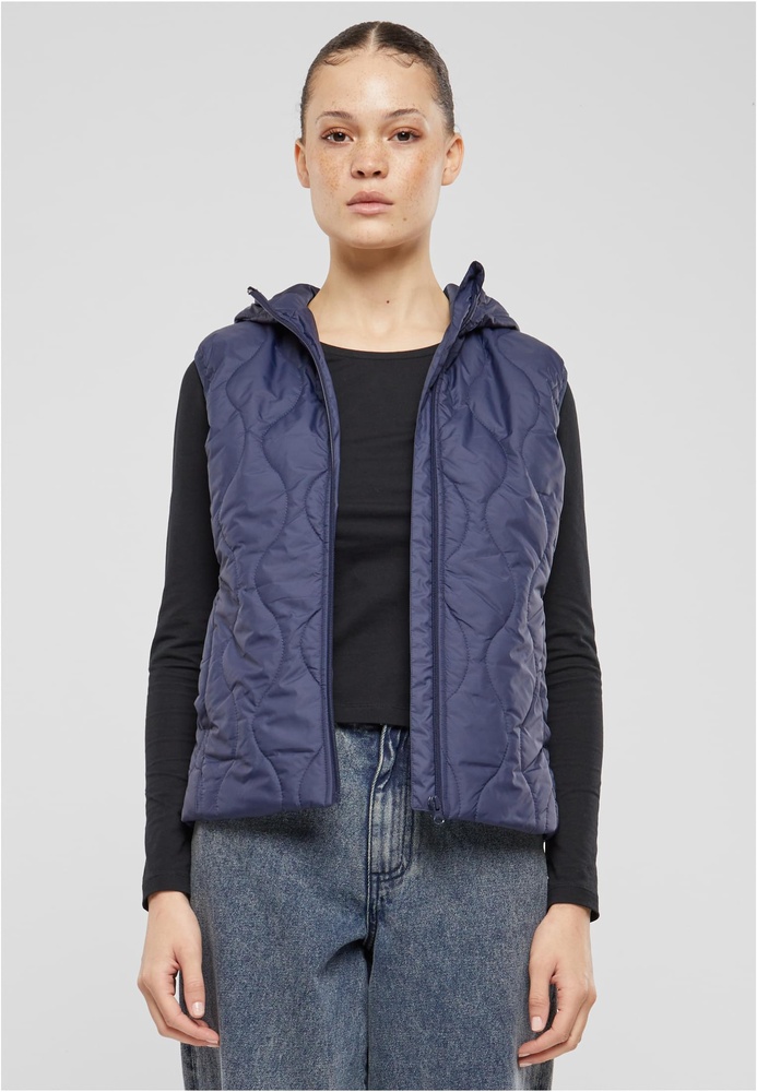 UrbanClassicsDamenSteppwesteLadiesSuperLightPufferVestTB7009Navy-3XL