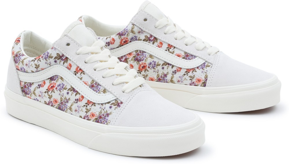 VansUnisexLifestyleClassicFTWSneakerOldSkoolVintageFloralMarshmallow-345