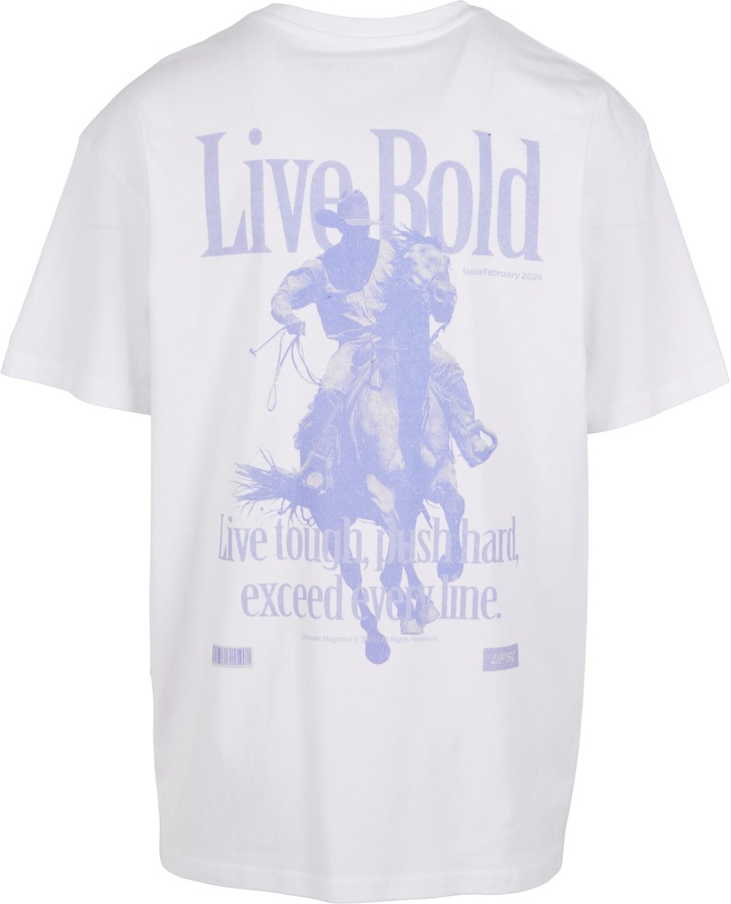 MTUpscaleT-ShirtLiveBoldOversizeTeeMT3466White-3XL
