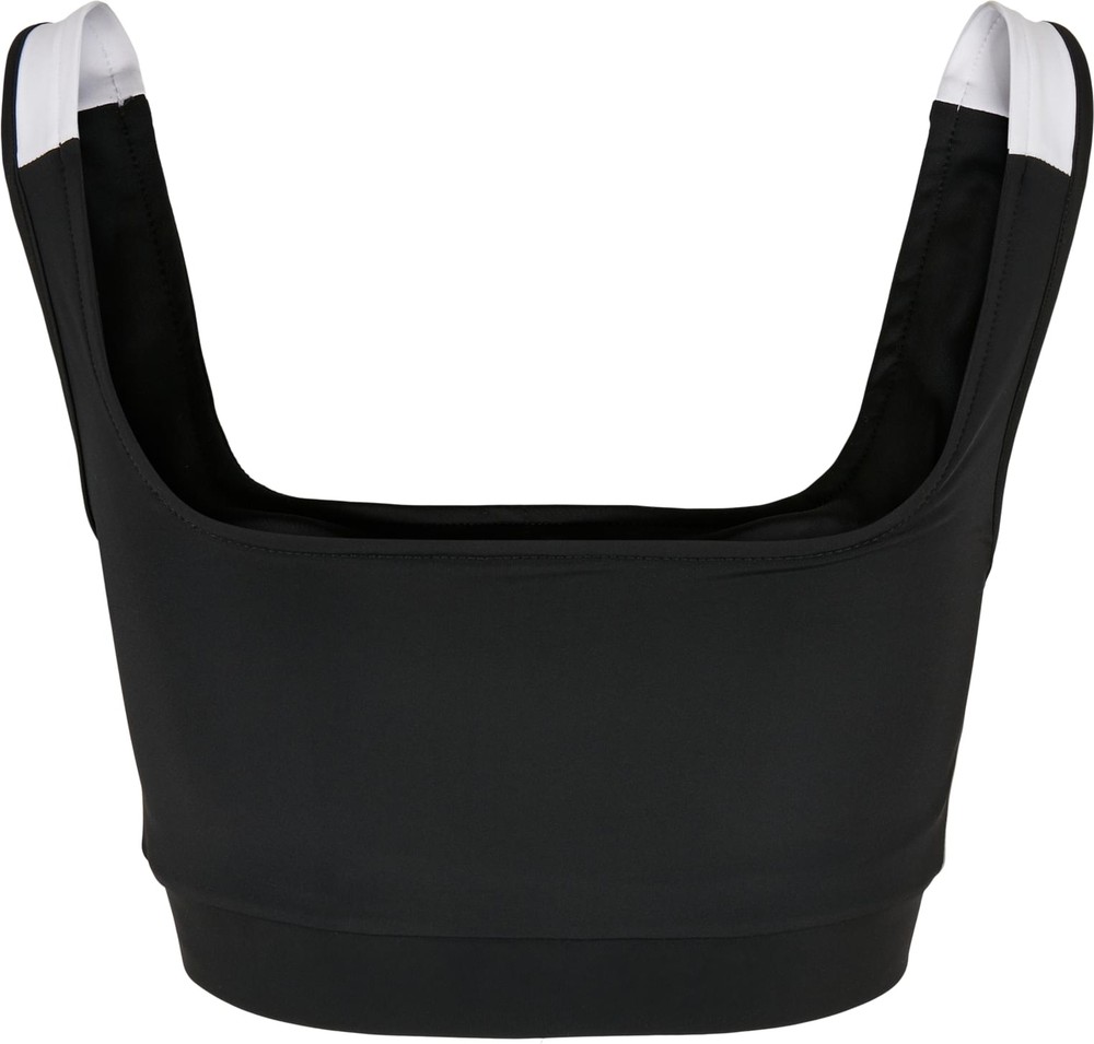 UrbanClassicsDamenLadiesColorBlockBraBlackWhite