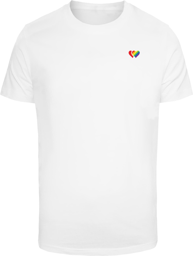 MisterTeeT-ShirtDoubleHeartsPrideTeeMT3362White-3XL