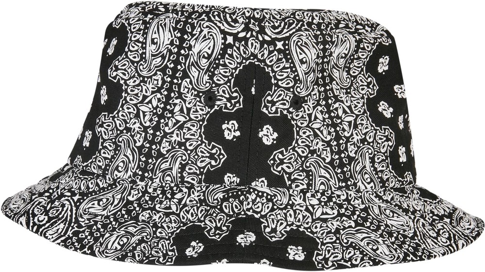 FlexfitHutBandanaPrintBucketHatBlack