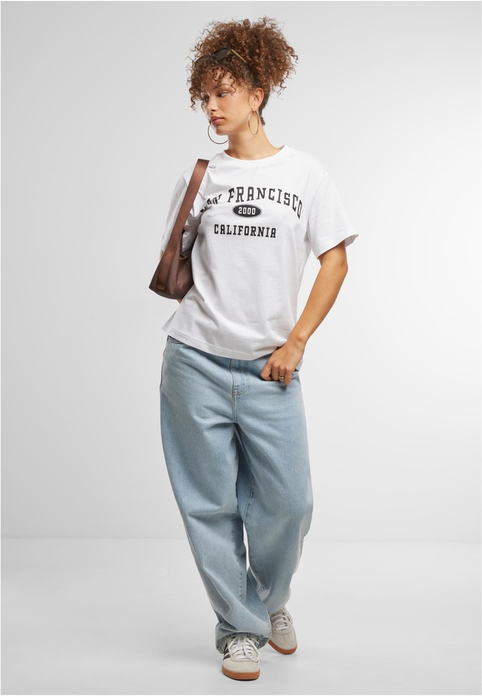 MisterTeeDamenSanFranciscoCityWordingTeeMST243