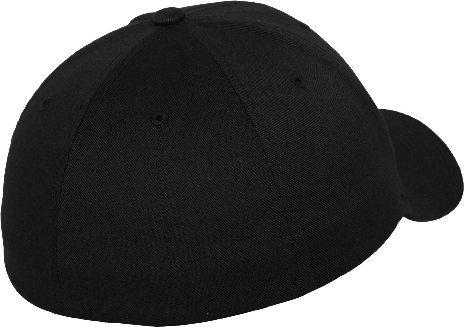 YUPOONGIncCapFlexfitWoolyCombedCapinBlack-Black-SM