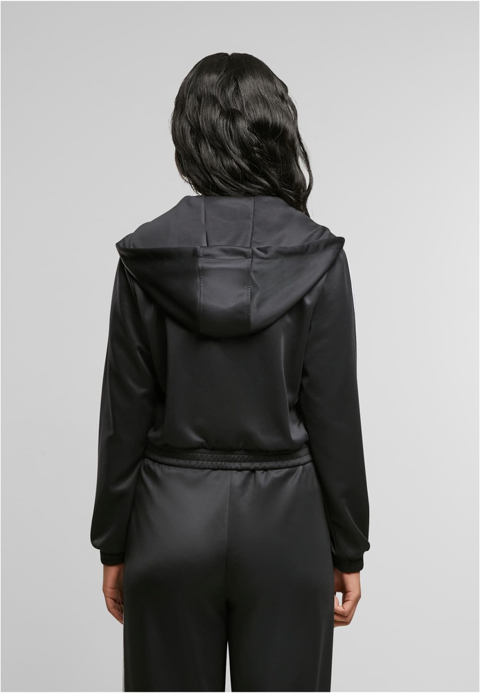UrbanClassicsDamenLadiesCroppedTrackJacketTB7135Black-3XL