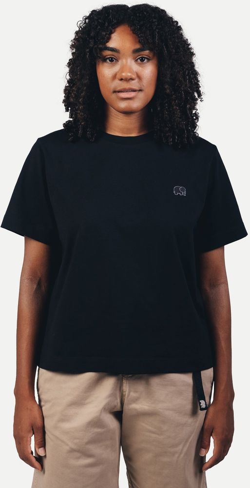 TrendsplantDamenT-ShirtWomensOrganicEssentialT-ShirtBlackBlack-XS