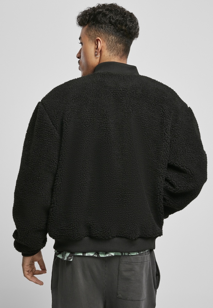 UrbanClassicsJackeBoxySherpaJacketBlack