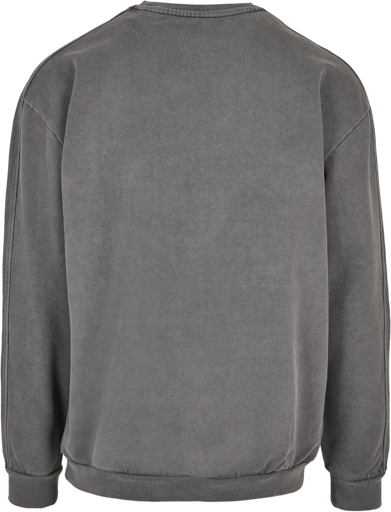 UrbanClassicsSweatshirtHeavyTerryGarmentDyeCrewDarkshadow-3XL