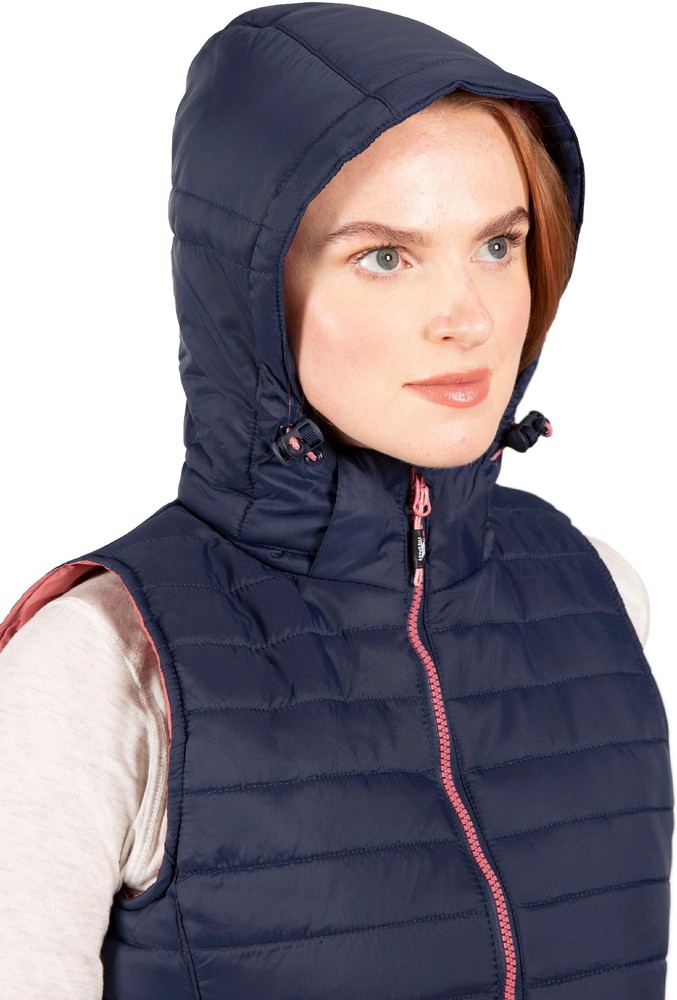 TrespassDamenWesteAretha-FemaleCasualGiletNavyDustyRose-XS