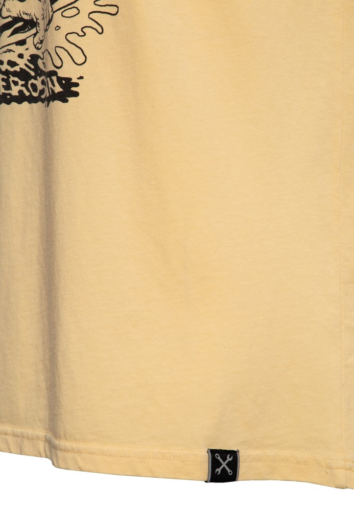 KingKerosinClassicT-ShirtFrontPrintKKI21022Senf