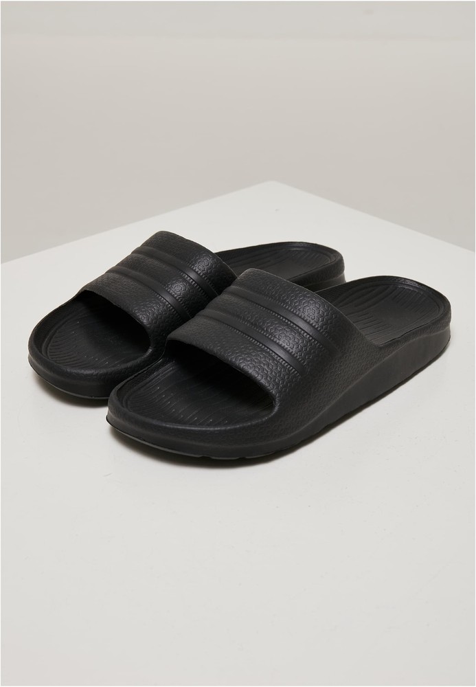 UrbanClassicsBadesandalenBasicSlideBlack