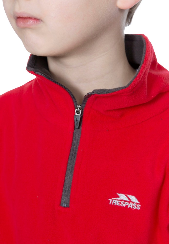 TrespassKinderFleecejackeEtto-KidsMicrofleeceAt100Red-1112