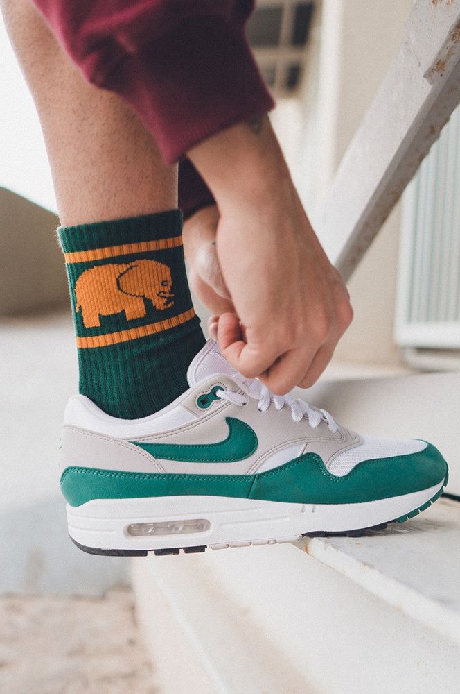 TrendsplantSockenGreenOrganicCottonAthleticSocksGreen-36-385