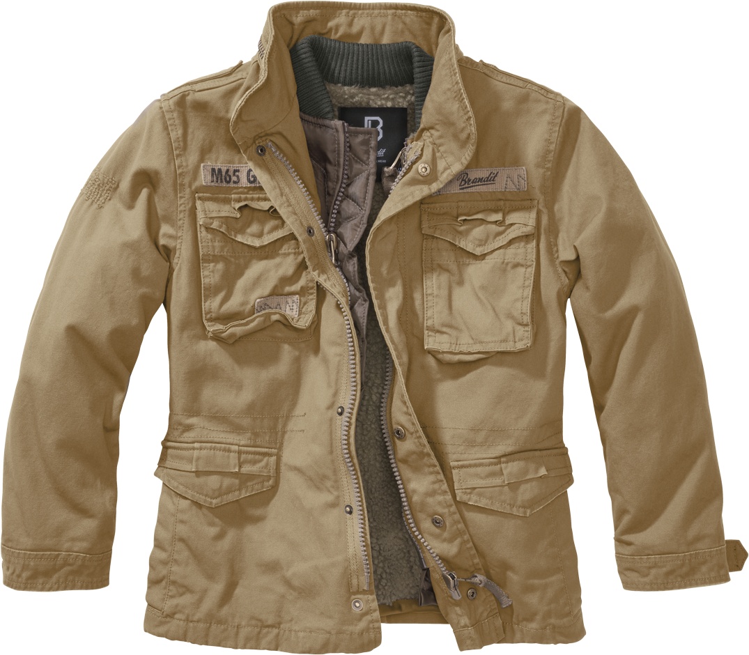 BranditKinderJackeKidsM65GiantJacketCamel-122128