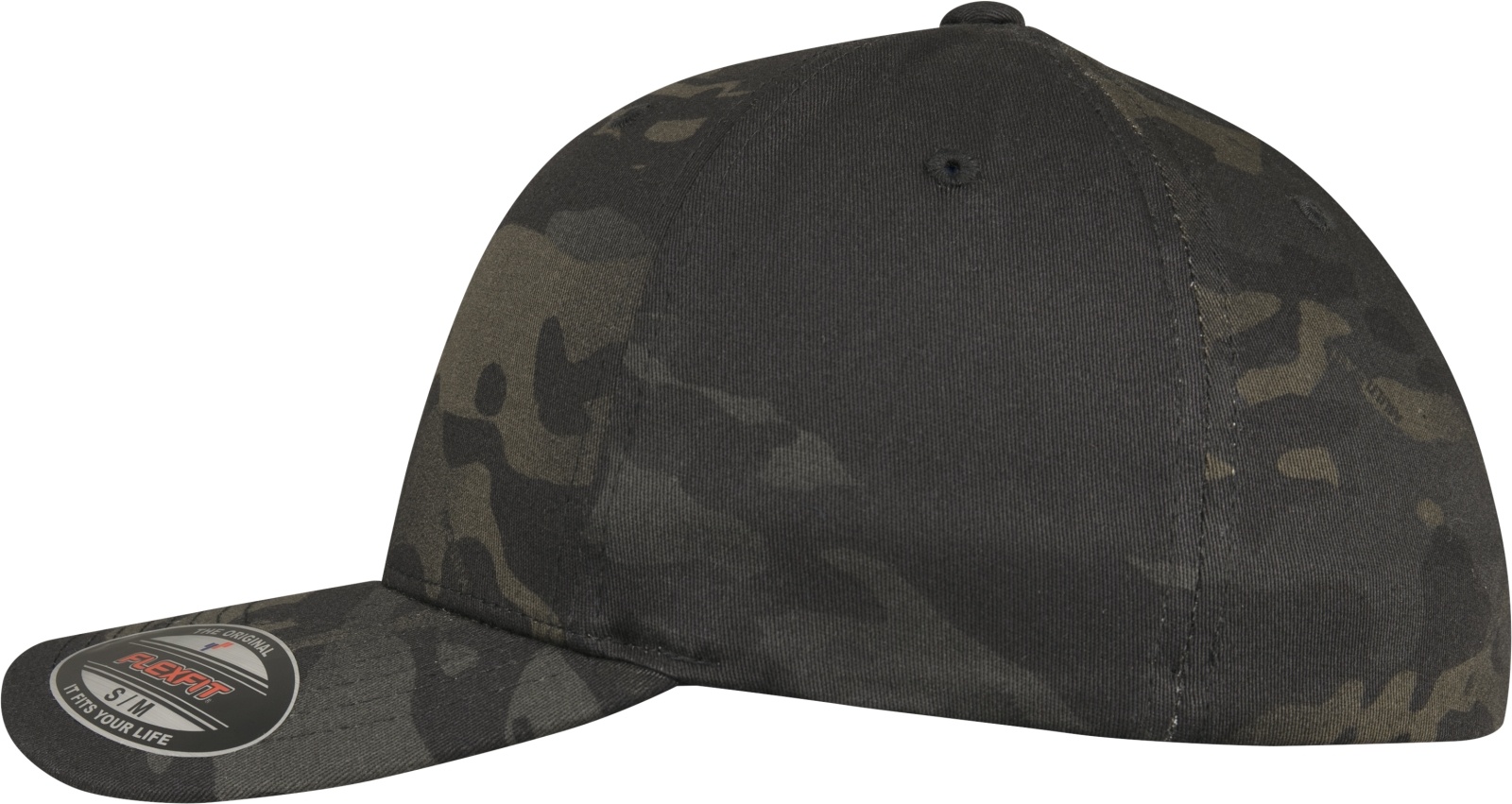 YUPOONGIncCapFlexfitMulticamCapinBlackmulticam-SM