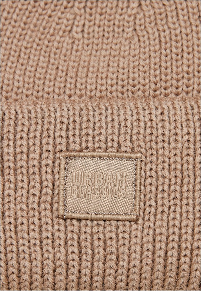 UrbanClassicsMtzeKnittedWoolBeanieUnionbeige