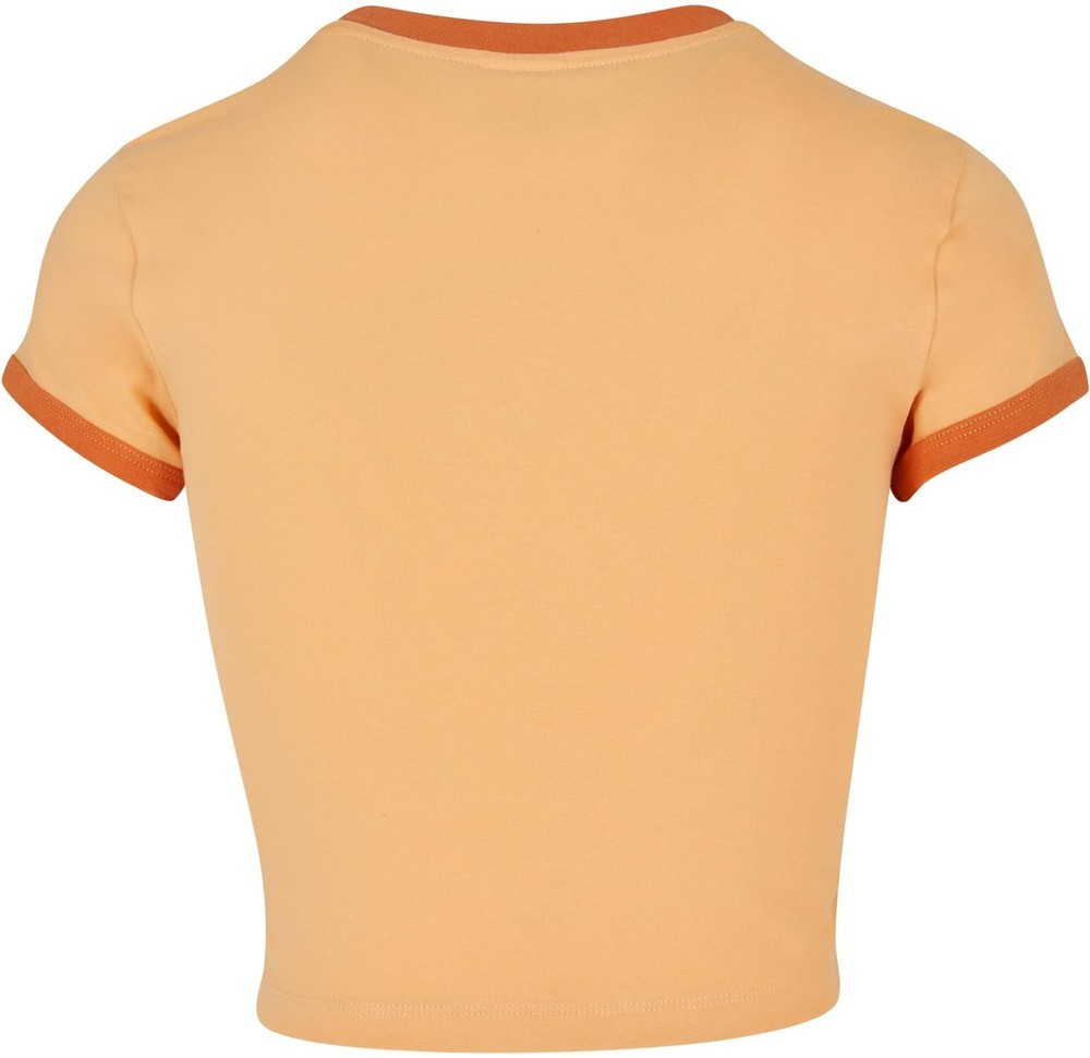 UrbanClassicsDamenT-ShirtLadiesStretchJerseyCroppedTeePaleorange-3XL