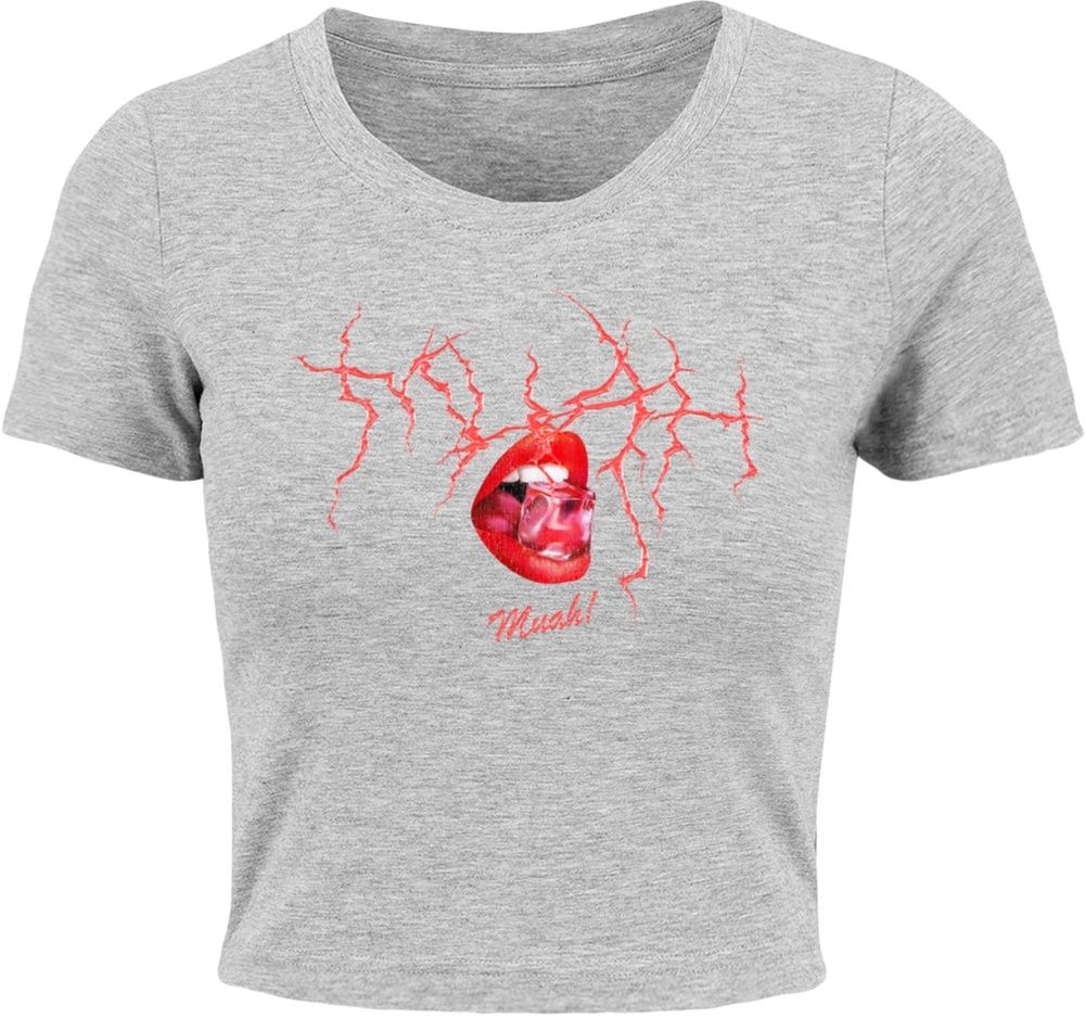 MisterTeeDamenMuahCroppedTeeMST010