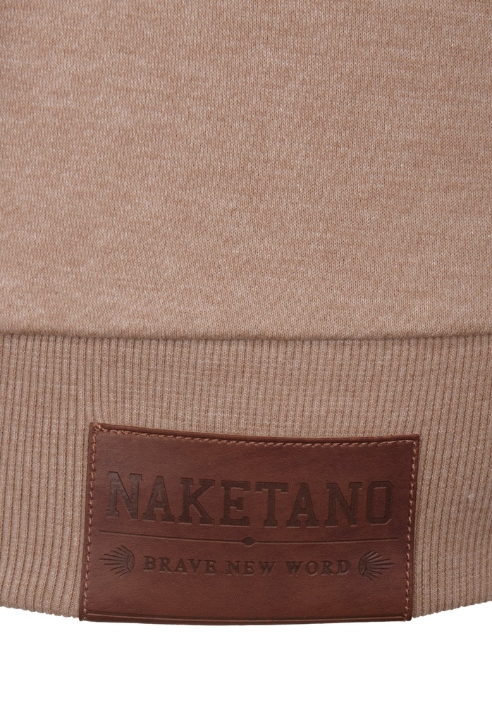 NaketanoDamenHoodieBrazzo1801-0301MoccaMelange-XS