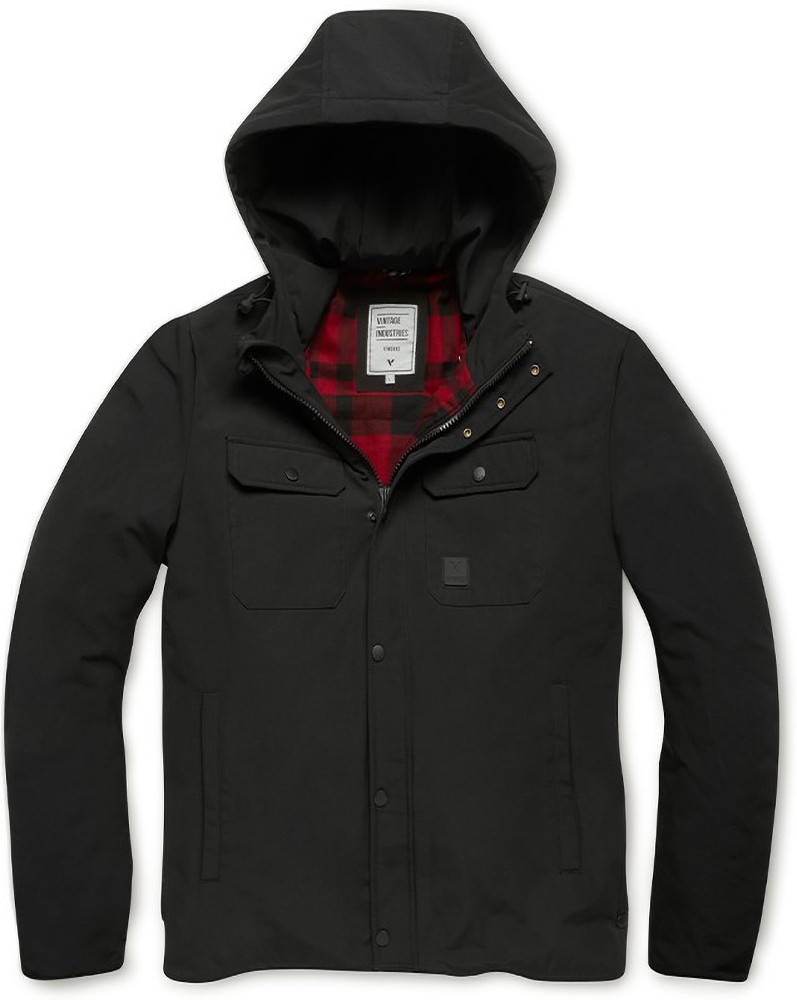 VintageIndustriesbergangsjackeGarethJacketBlack