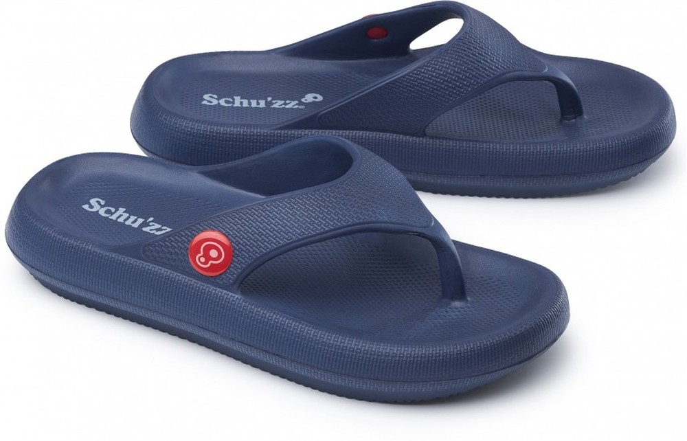 SchuzzSchuzzDamenClogBadeschuheFlipFlopFemmeBleu-marineBlau-3536