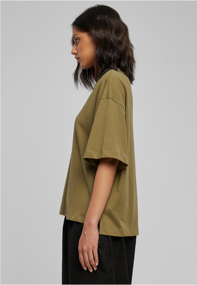 UrbanClassicsDamenT-ShirtLadiesOrganicHeavySlitTee